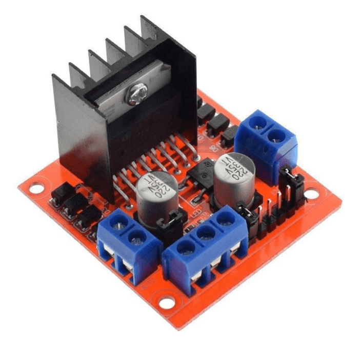 2A Dual L298N Motor Driver Module with PWM Control thumbnail 4