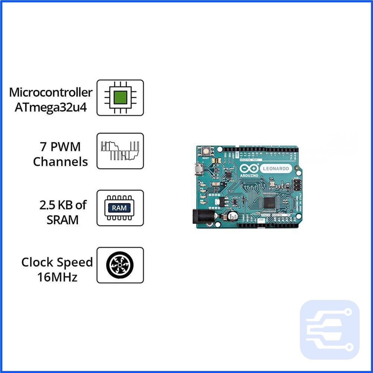 Arduino Leonardo with Headers thumbnail 4