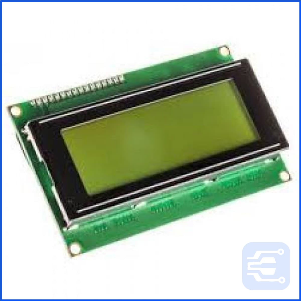 20x4 LCD Module (Green) - Parallel LCD Display thumbnail 2