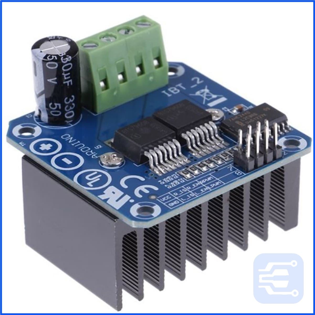 BTS7960B 43A H-Bridge Motor Driver Module