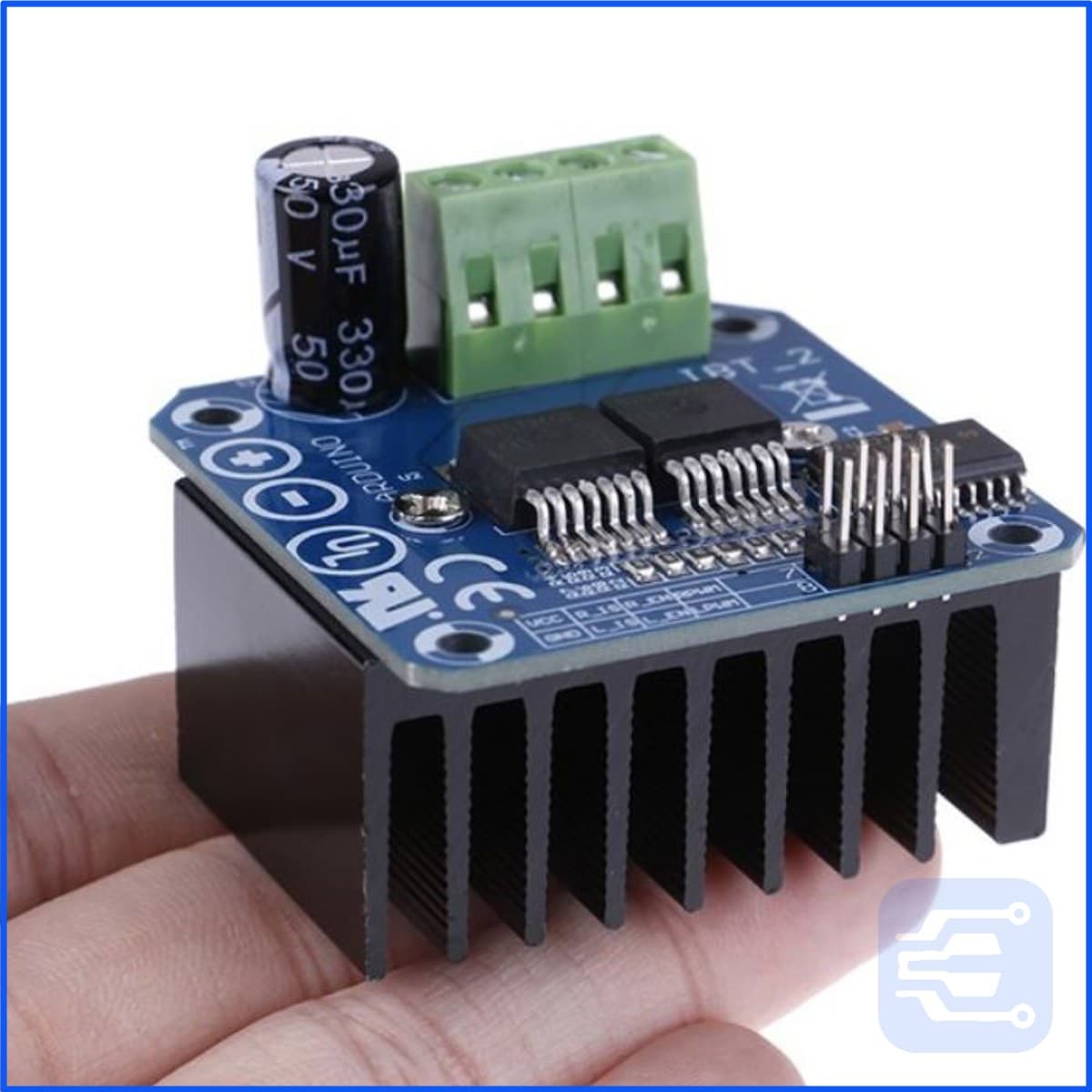 BTS7960B 43A H-Bridge Motor Driver Module thumbnail 4