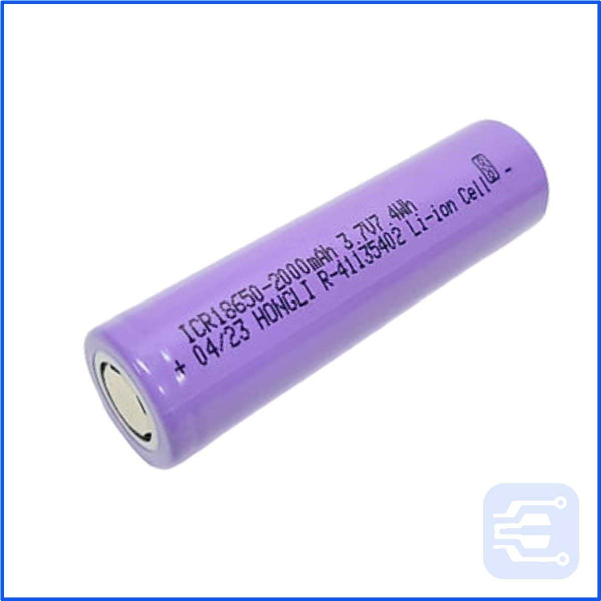 3.7V 2000mAh 18650 Li-Ion Rechargeable Battery thumbnail 3