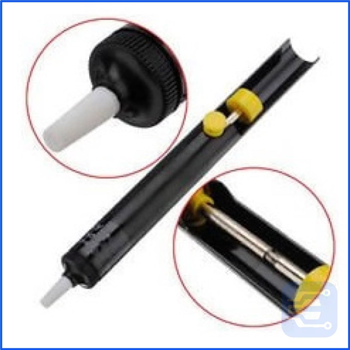 Desoldering Pump - Aluminium Body with Silicone Tip thumbnail 4